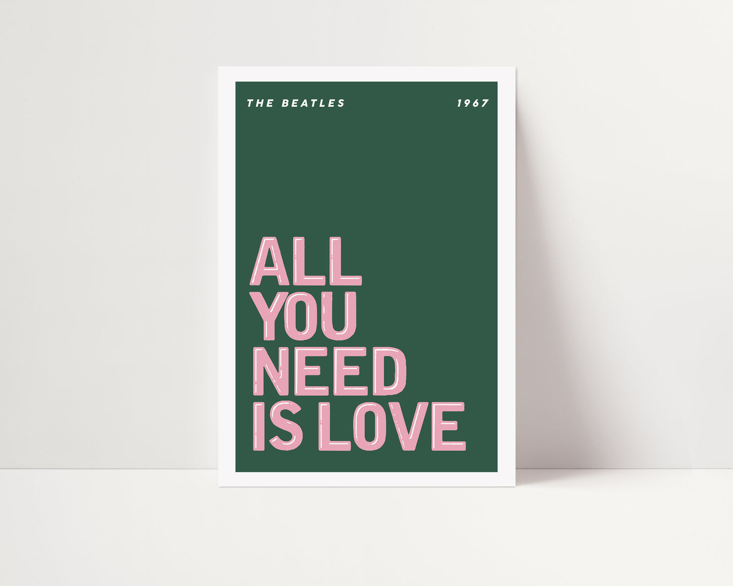 All You Need is Love | The Beatles Poster | UNFRAMED