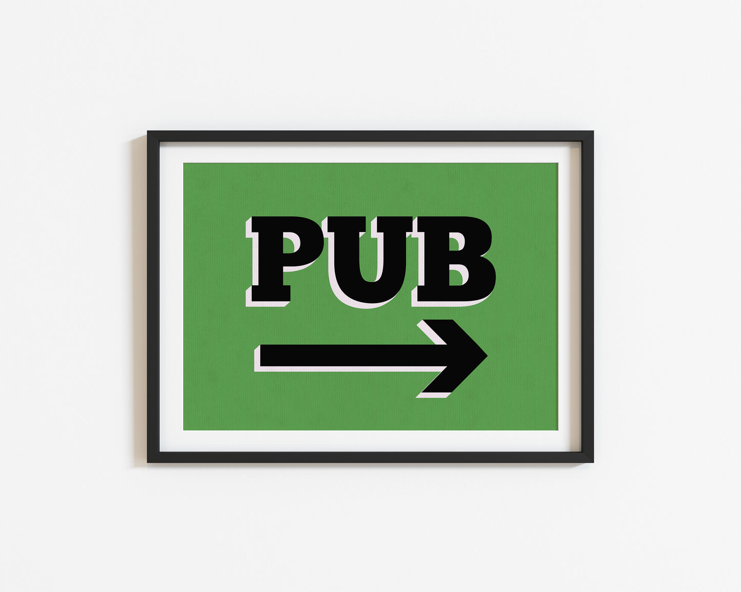 Pub This Way | Bar Poster | UNFRAMED