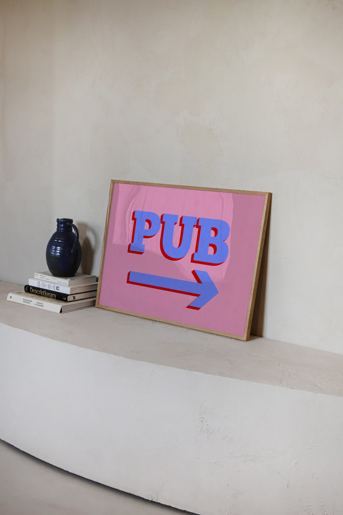 Pub This Way | Bar Poster | UNFRAMED