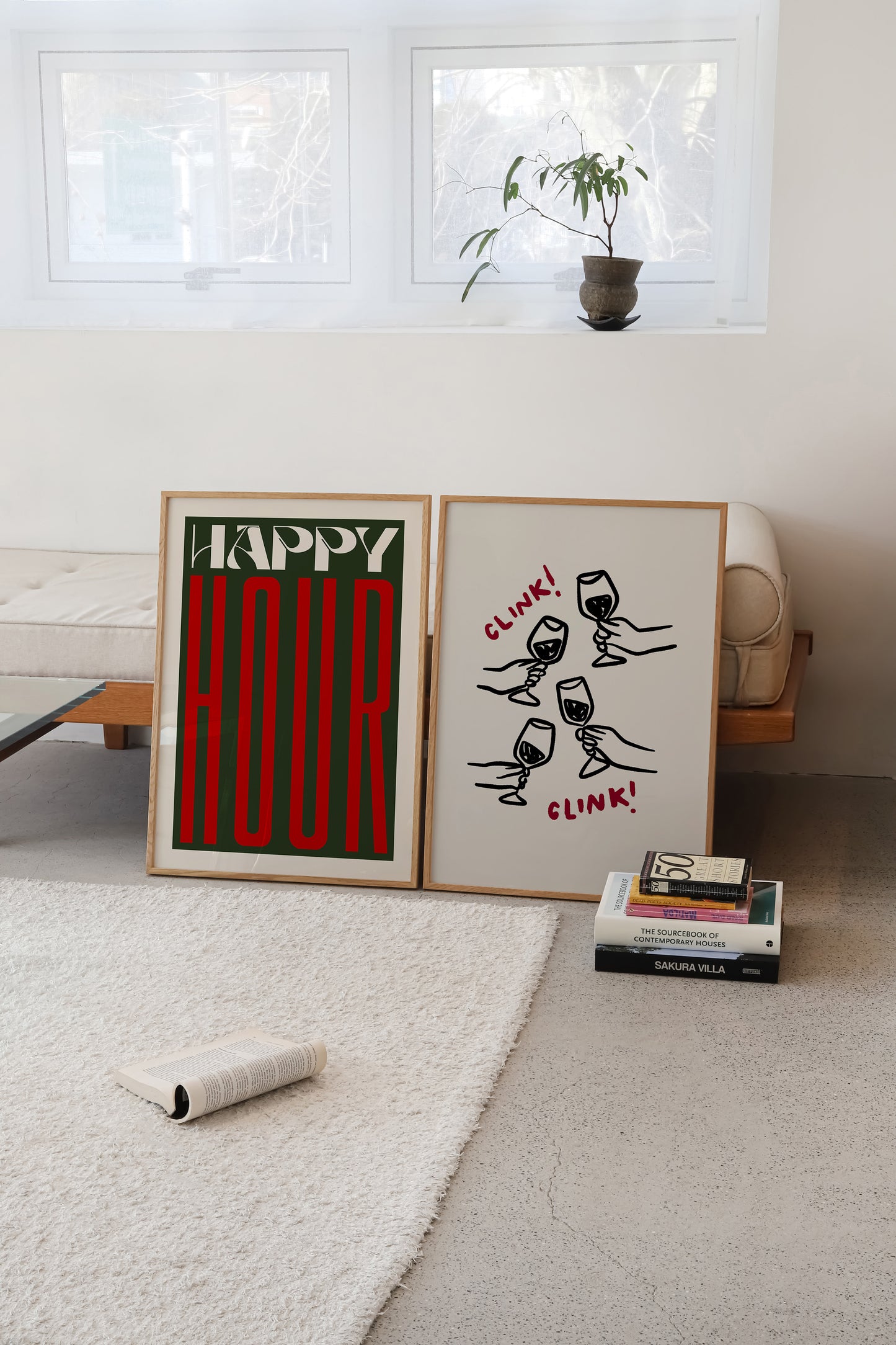 Happy Hour | Set of 2 Prints | UNFRAMED