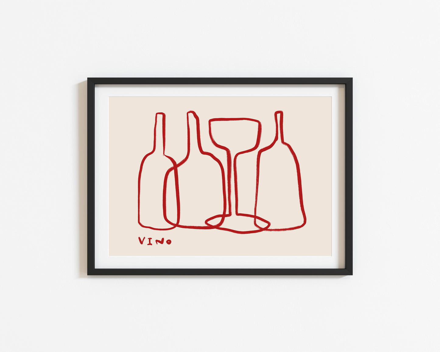 Vino | Wine Print | UNFRAMED