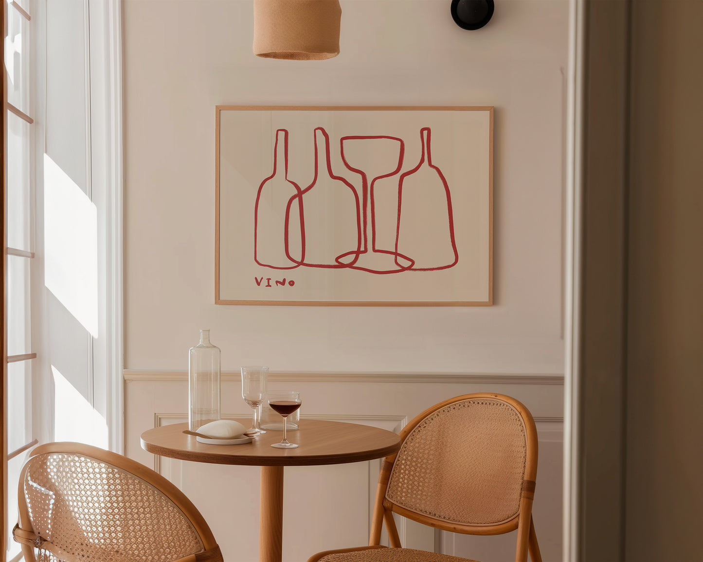 Vino | Wine Print | UNFRAMED