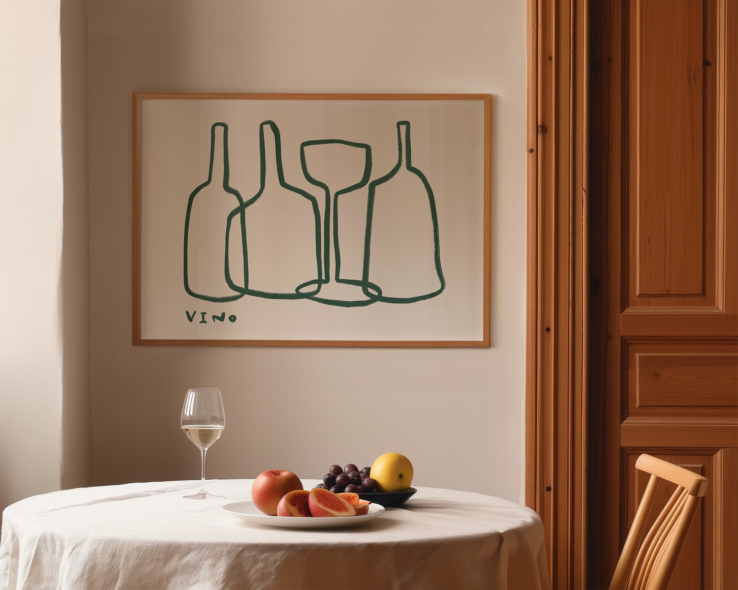 Vino | Wine Print | UNFRAMED