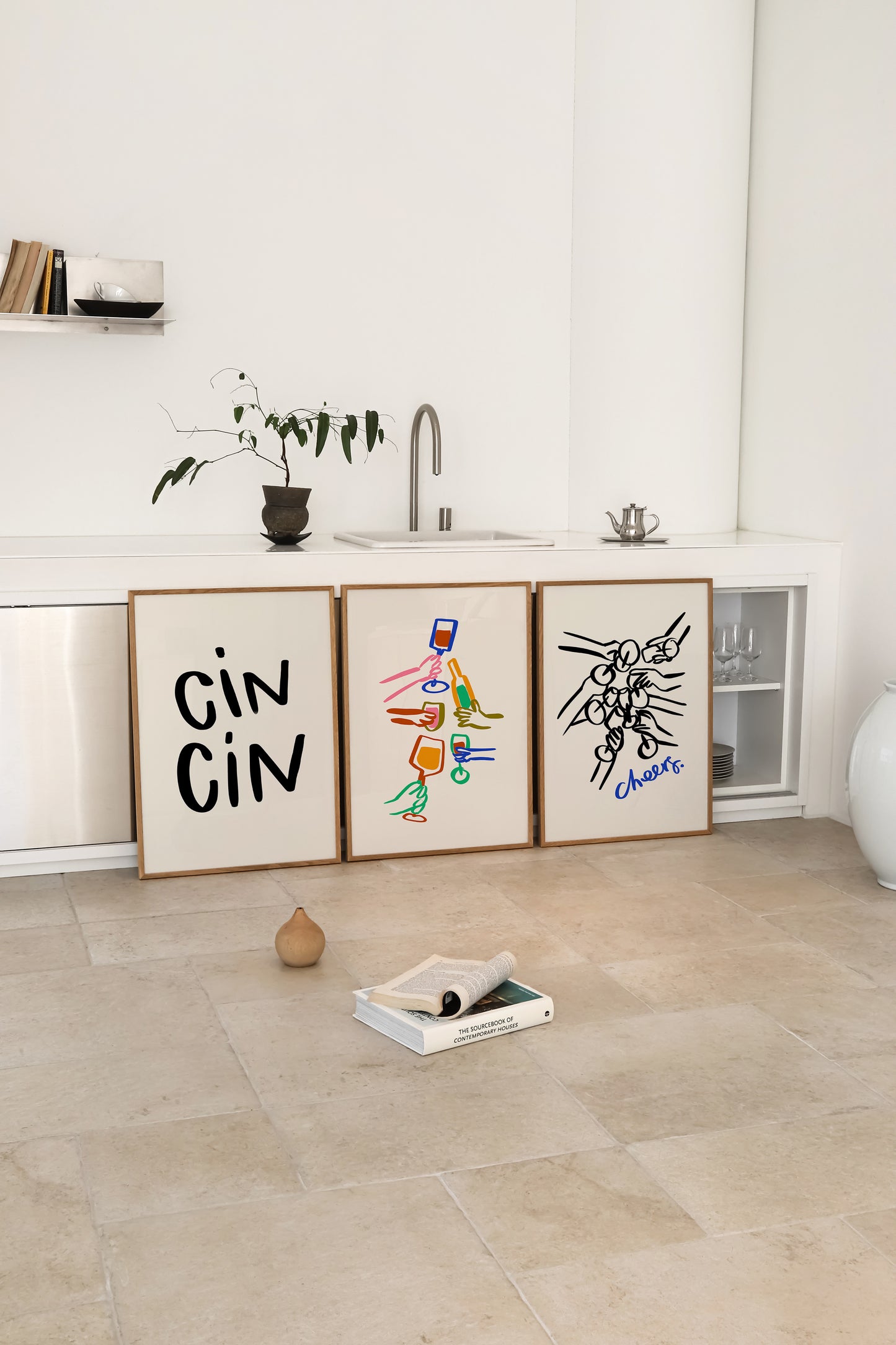 Cin Cin | Set of 3 | UNFRAMED