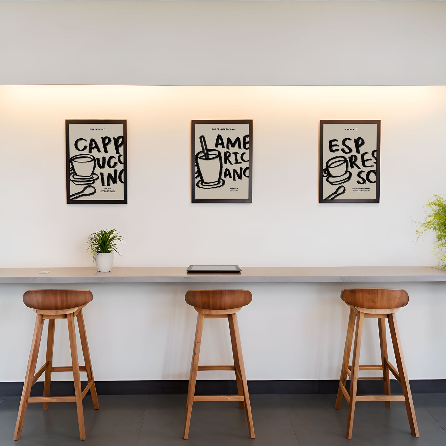 Classic Coffees | Set of 3 | UNFRAMED