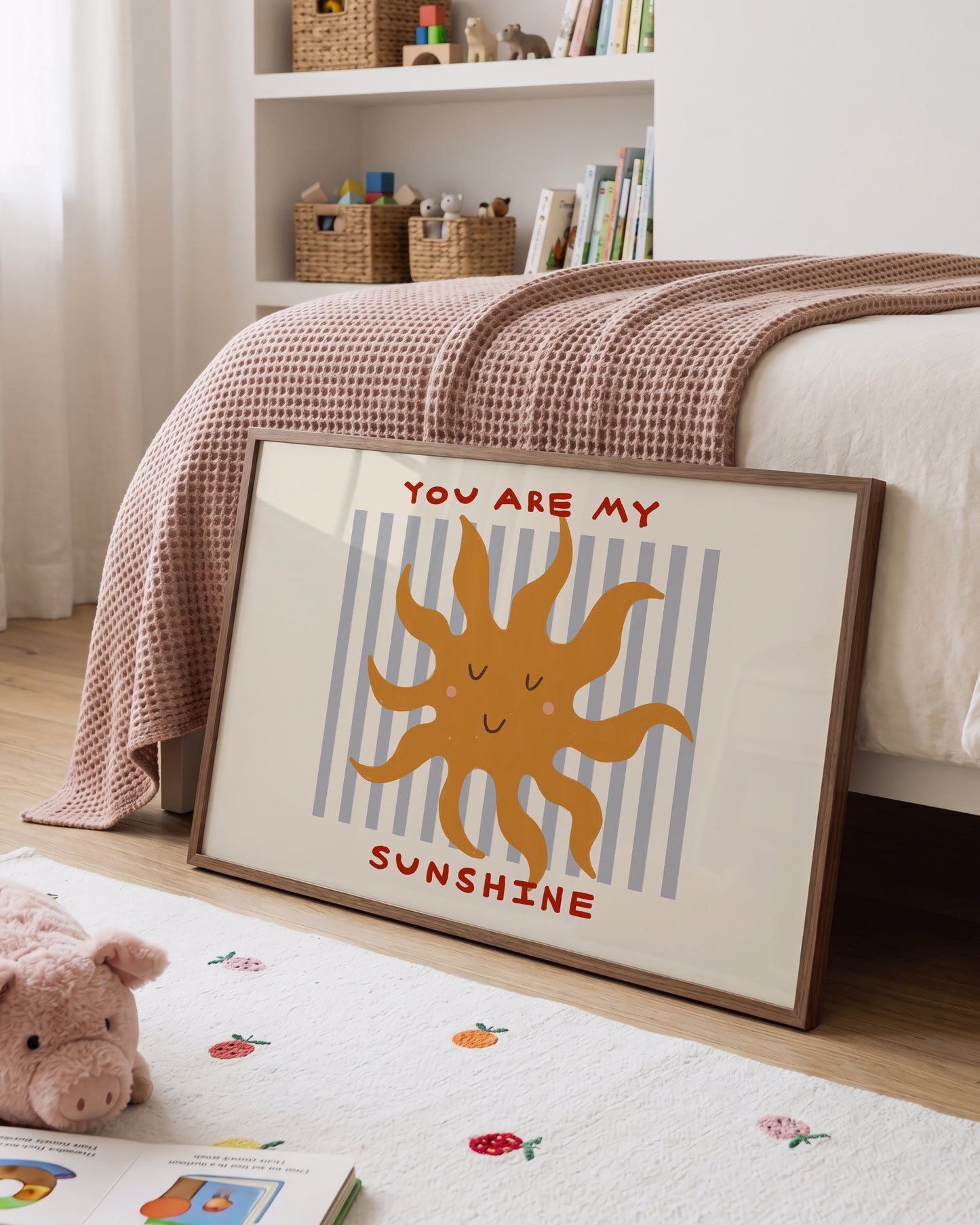 You Are My Sunshine | Horizontal Nursery Print | UNFRAMED
