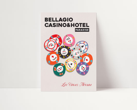 Bellagio Casino | Las Vegas Poster | UNFRAMED