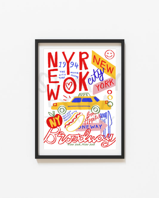 New York City | NYC Print | UNFRAMED