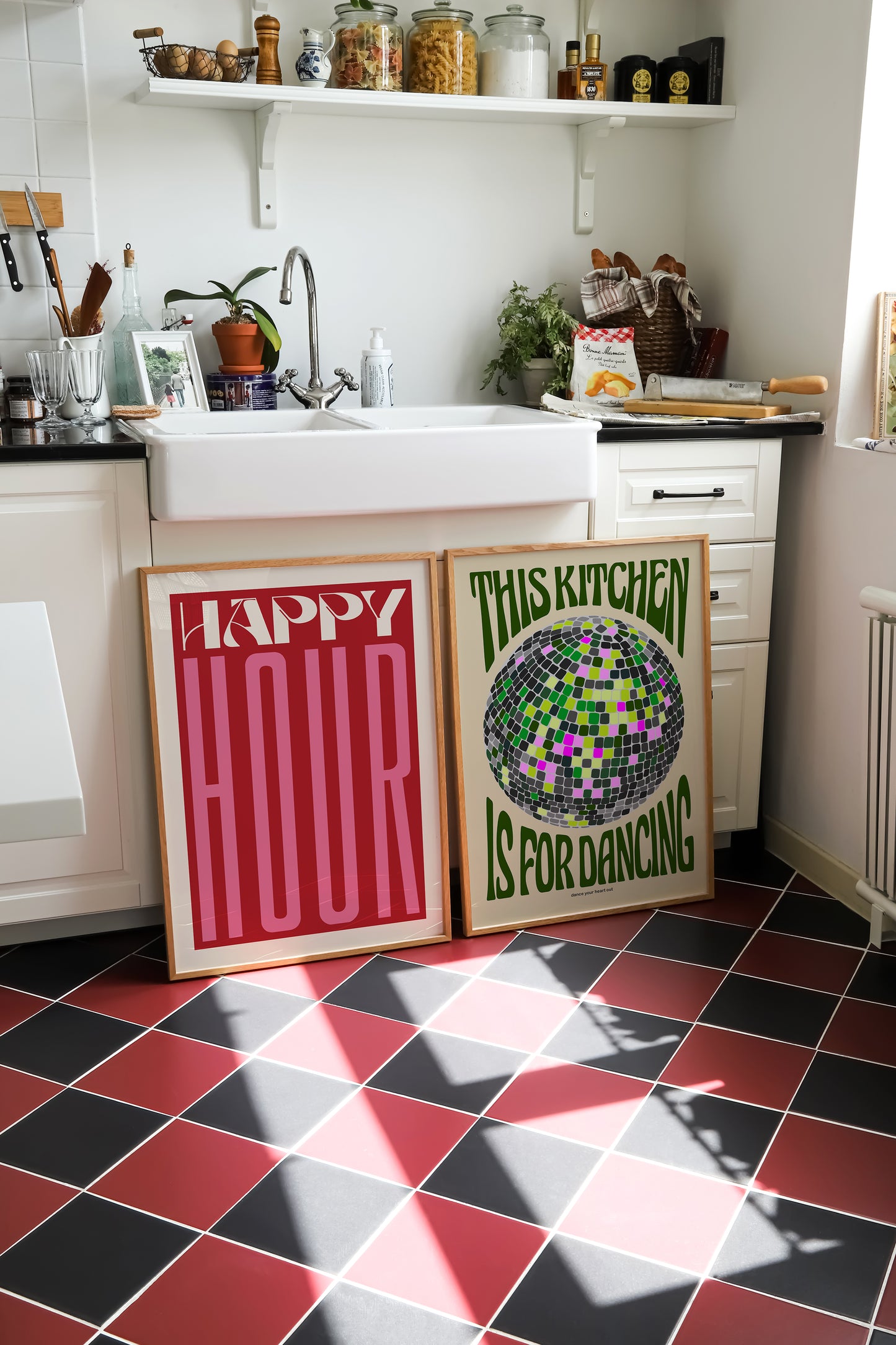 Happy Hour Disco | Set of 2 Prints | UNFRAMED