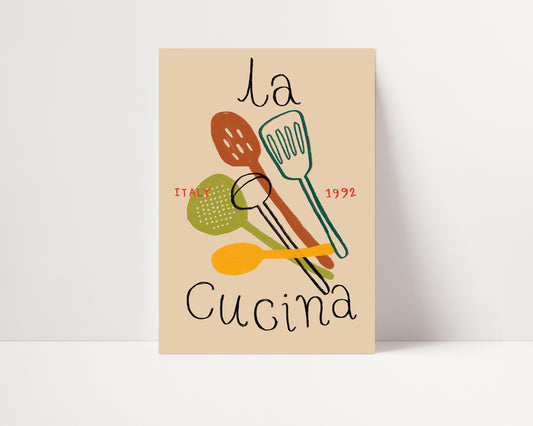 La Cucina | Kitchen Print | UNFRAMED