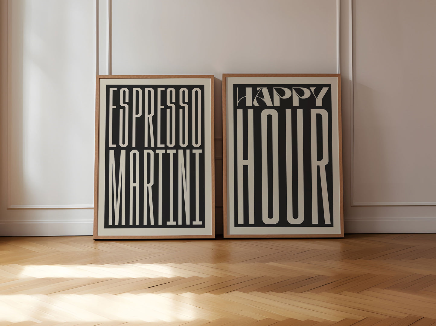 Espresso Martini | Happy Hour | Set of 2 Prints | UNFRAMED