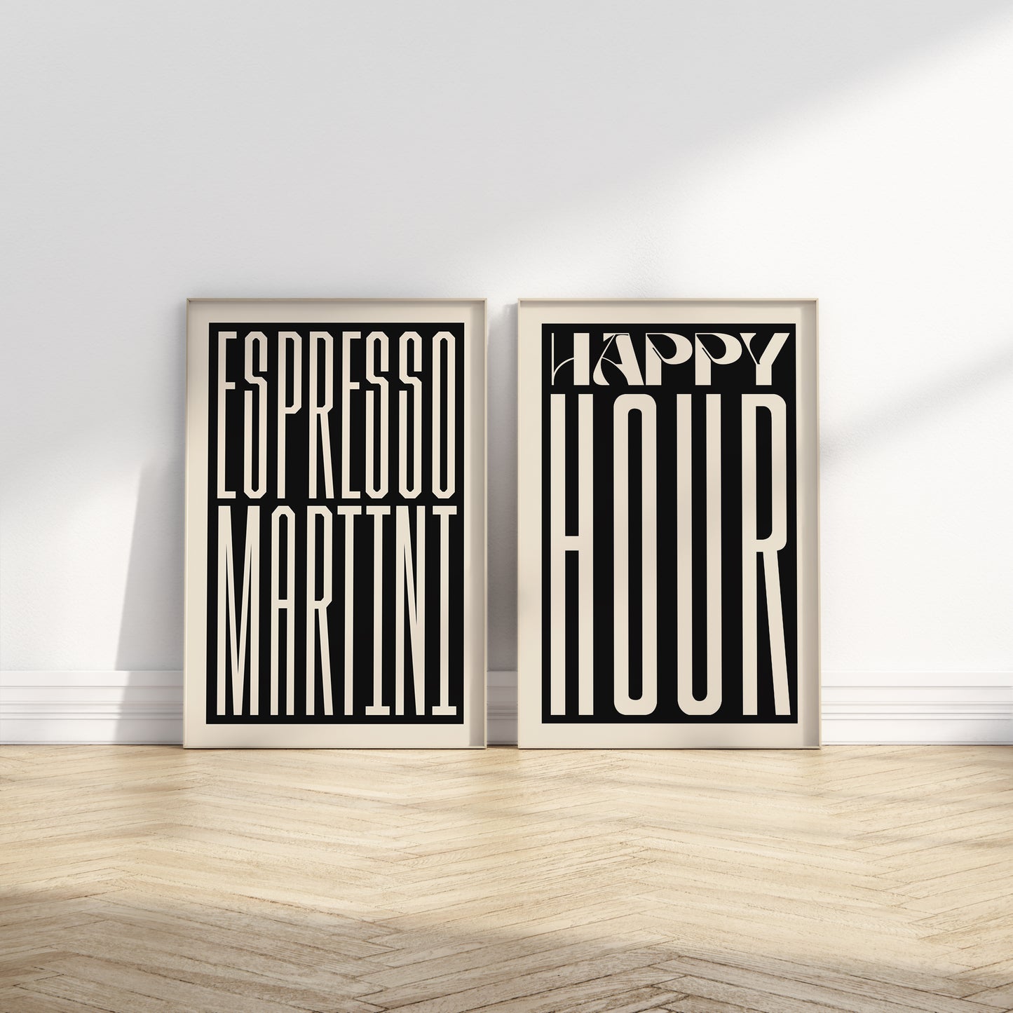 Espresso Martini | Happy Hour | Set of 2 Prints | UNFRAMED