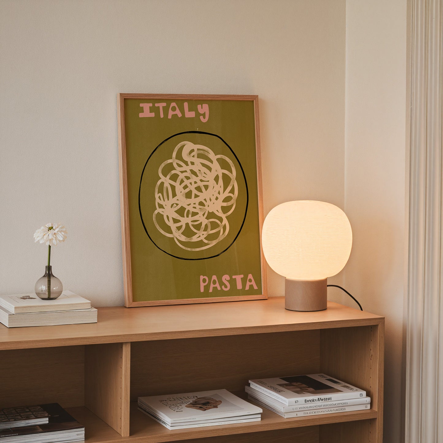 Italy Pasta | Foodie Print | UNFRAMED