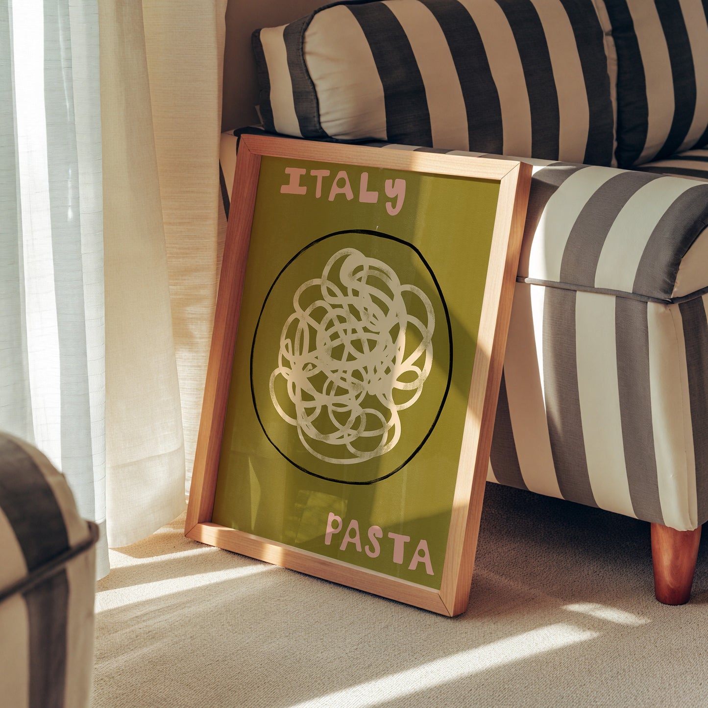 Italy Pasta | Foodie Print | UNFRAMED