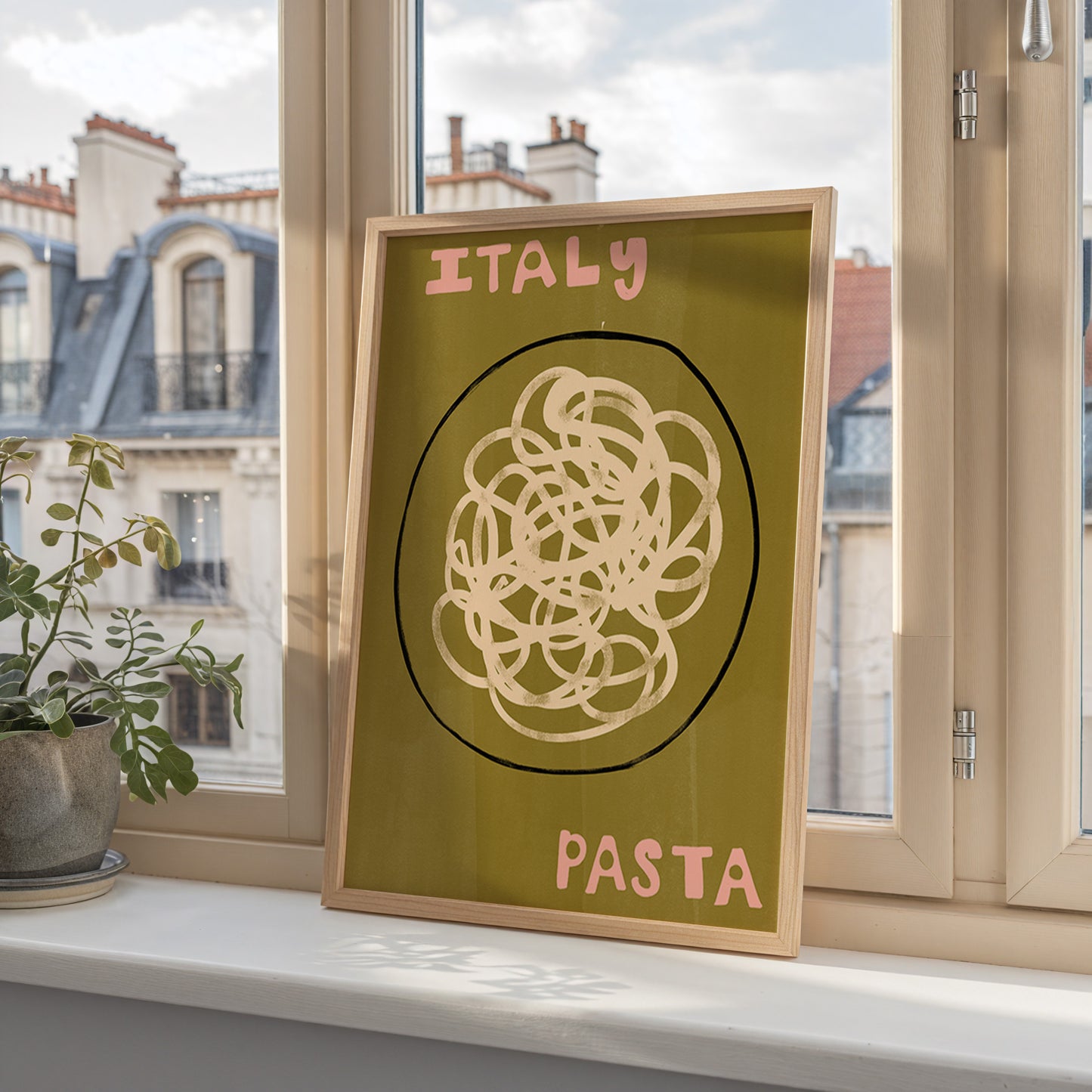 Italy Pasta | Foodie Print | UNFRAMED