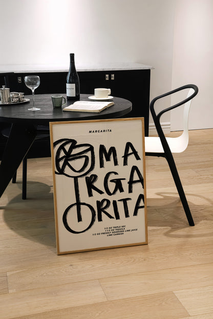 Margarita | Classic Cocktail Poster | UNFRAMED