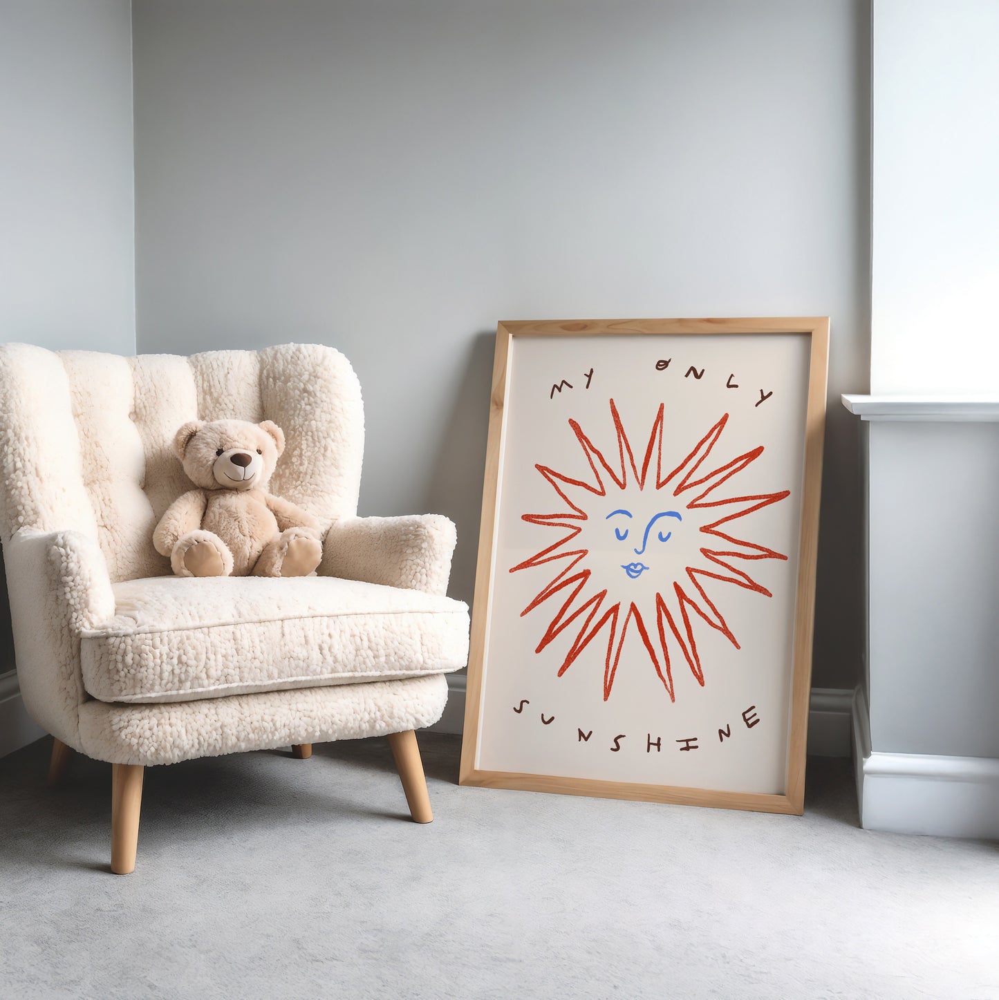 My Only Sunshine | Sun Print | UNFRAMED