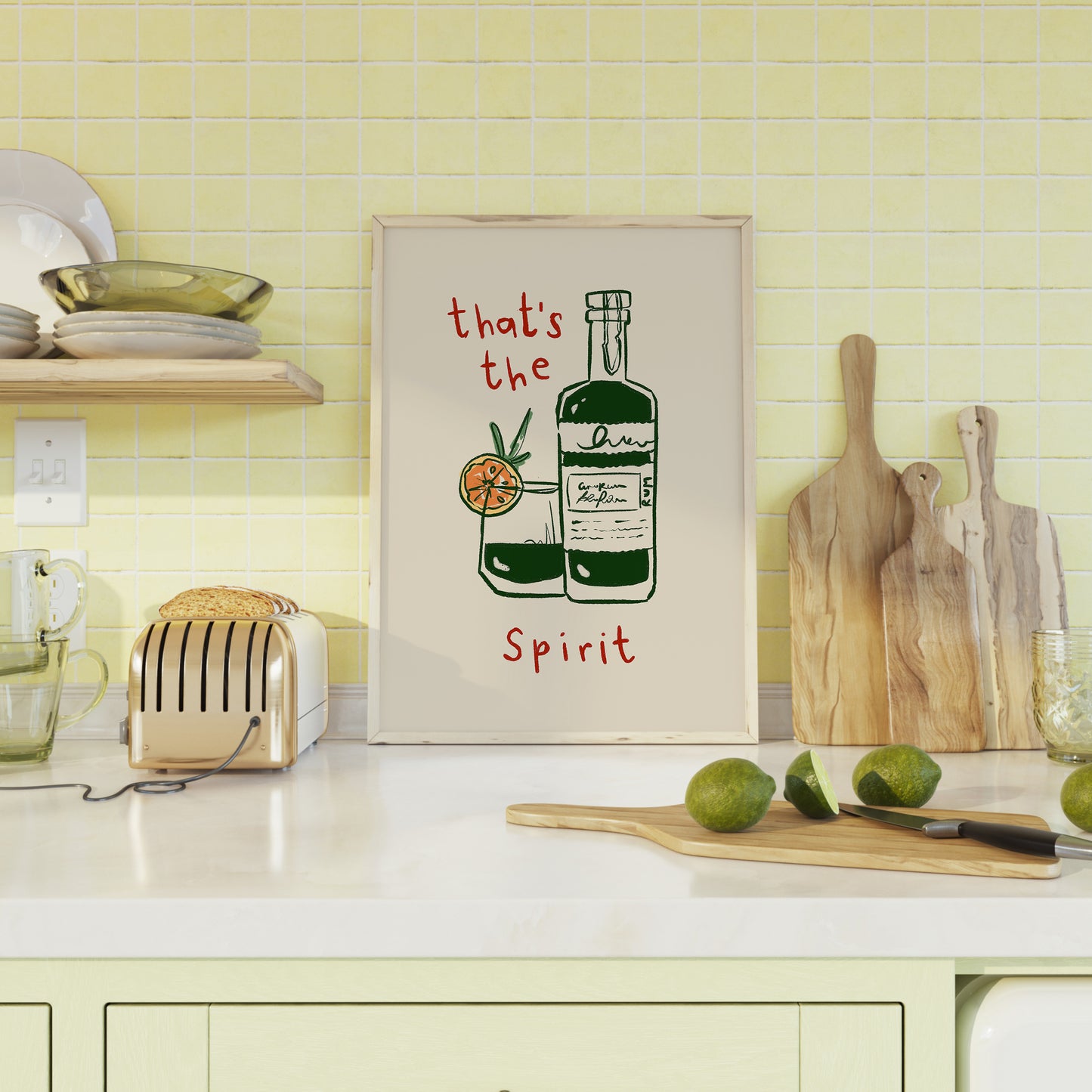 That's The Spirit | Bar Print | UNFRAMED