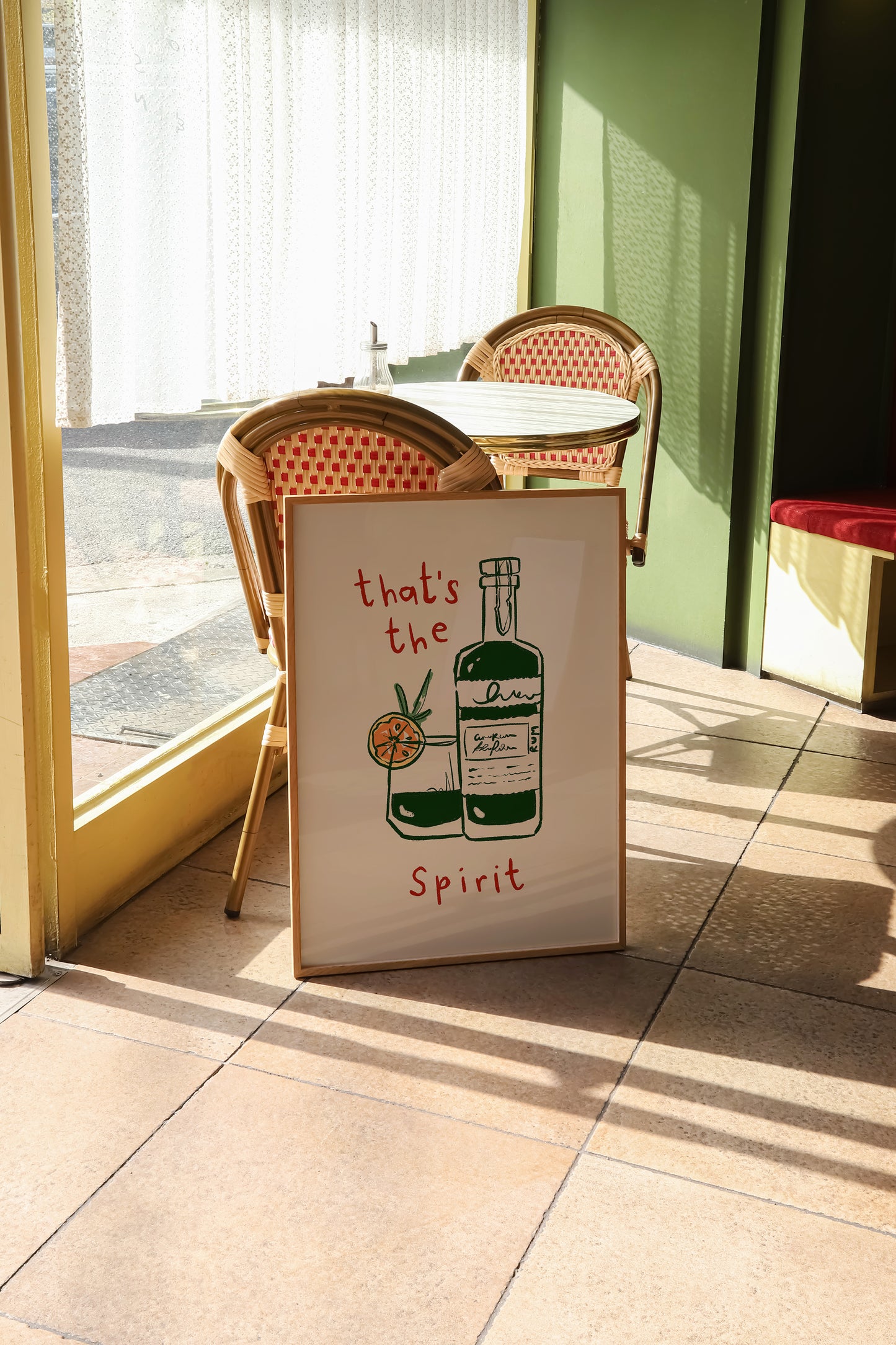 That's The Spirit | Bar Print | UNFRAMED