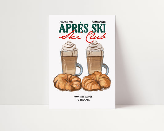 Après Ski | Ski Cafe Print | UNFRAMED