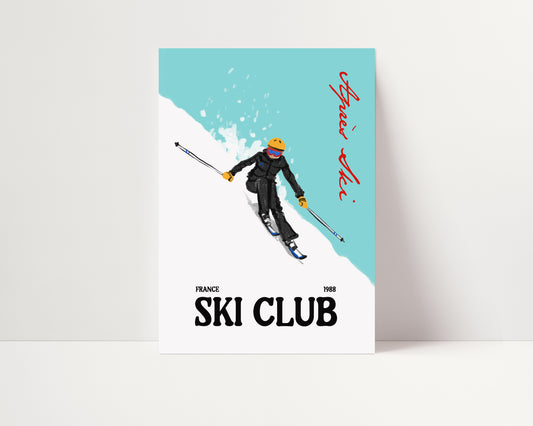 Après Ski | Ski Club Print | UNFRAMED