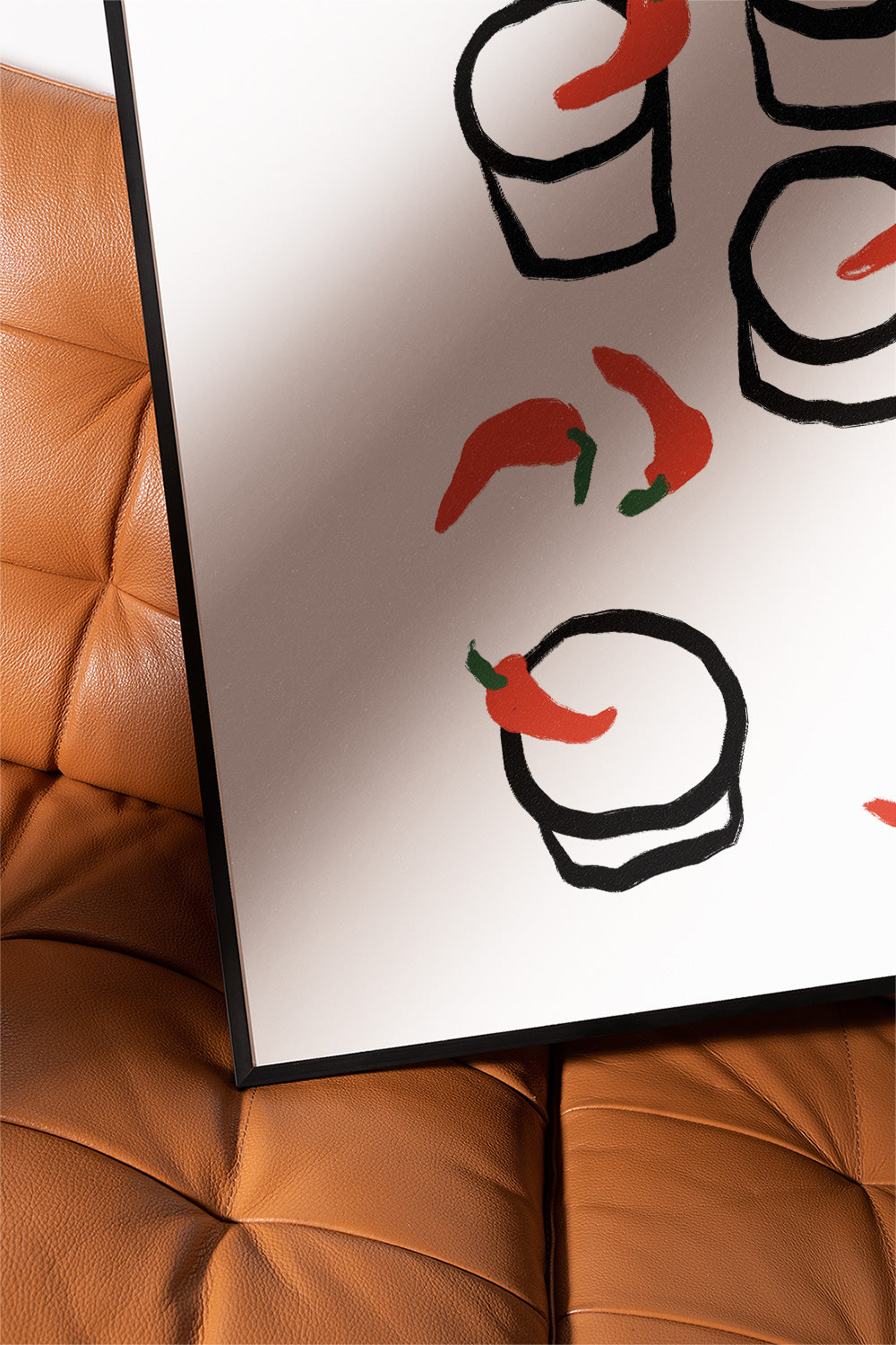 Spicy Margarita | Chillies Cocktail Print | UNFRAMED