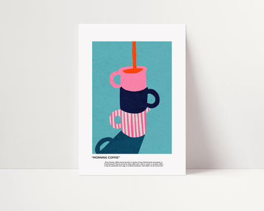 Morning Coffee | Coffee Print | UNFRAMED