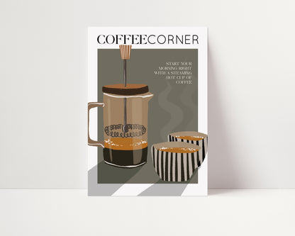 Coffee Corner | Coffee Print | UNFRAMED