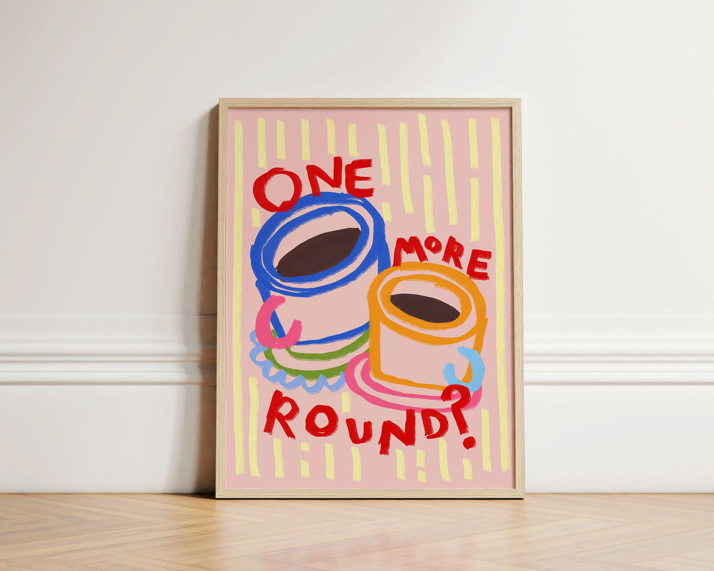 One More Round? | Coffee Print | UNFRAMED