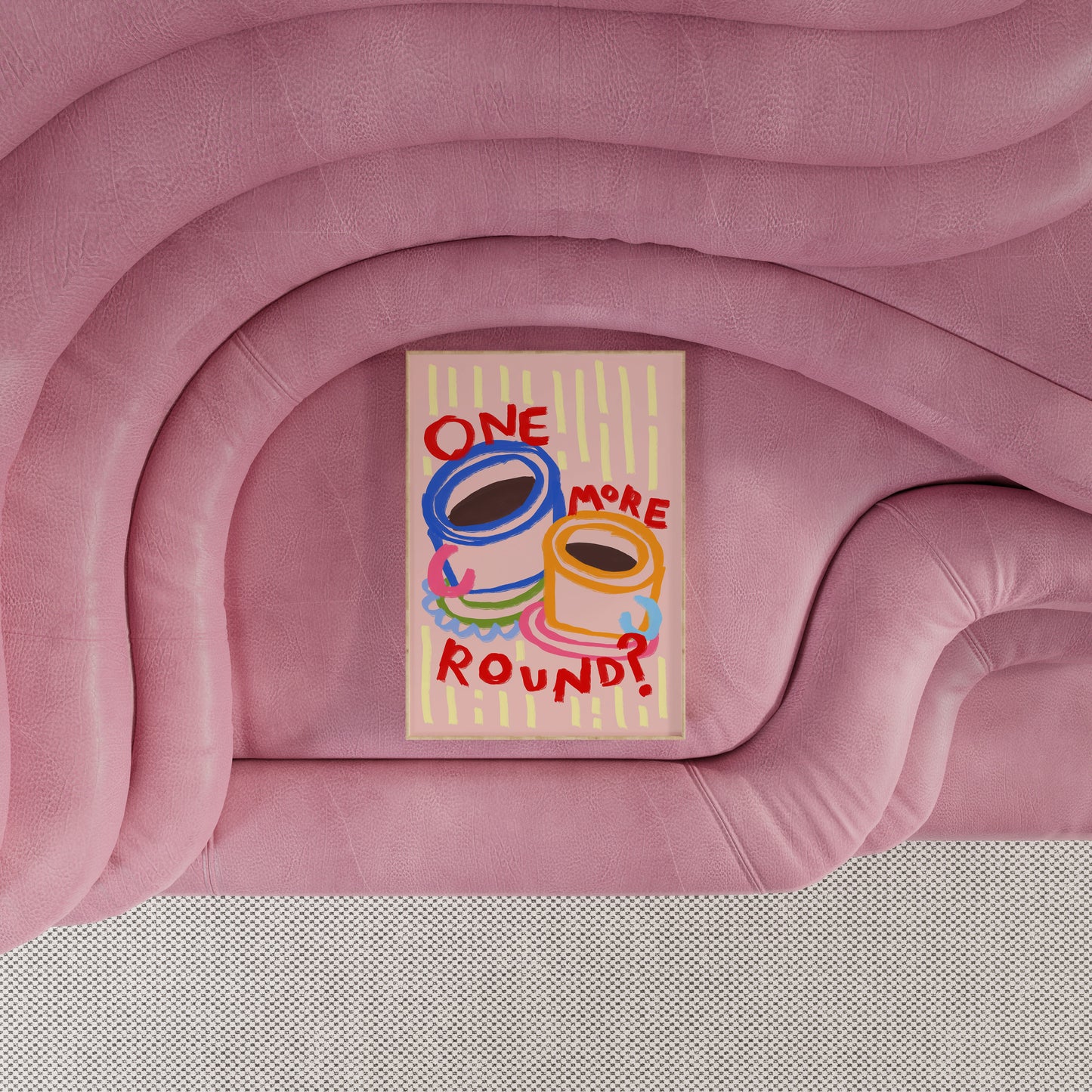 One More Round? | Coffee Print | UNFRAMED