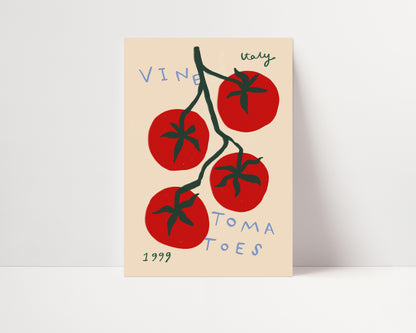 Italian Vine Tomatoes | Kitchen Print | UNFRAMED