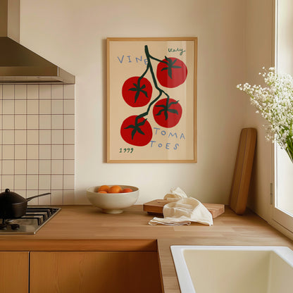 Italian Vine Tomatoes | Kitchen Print | UNFRAMED