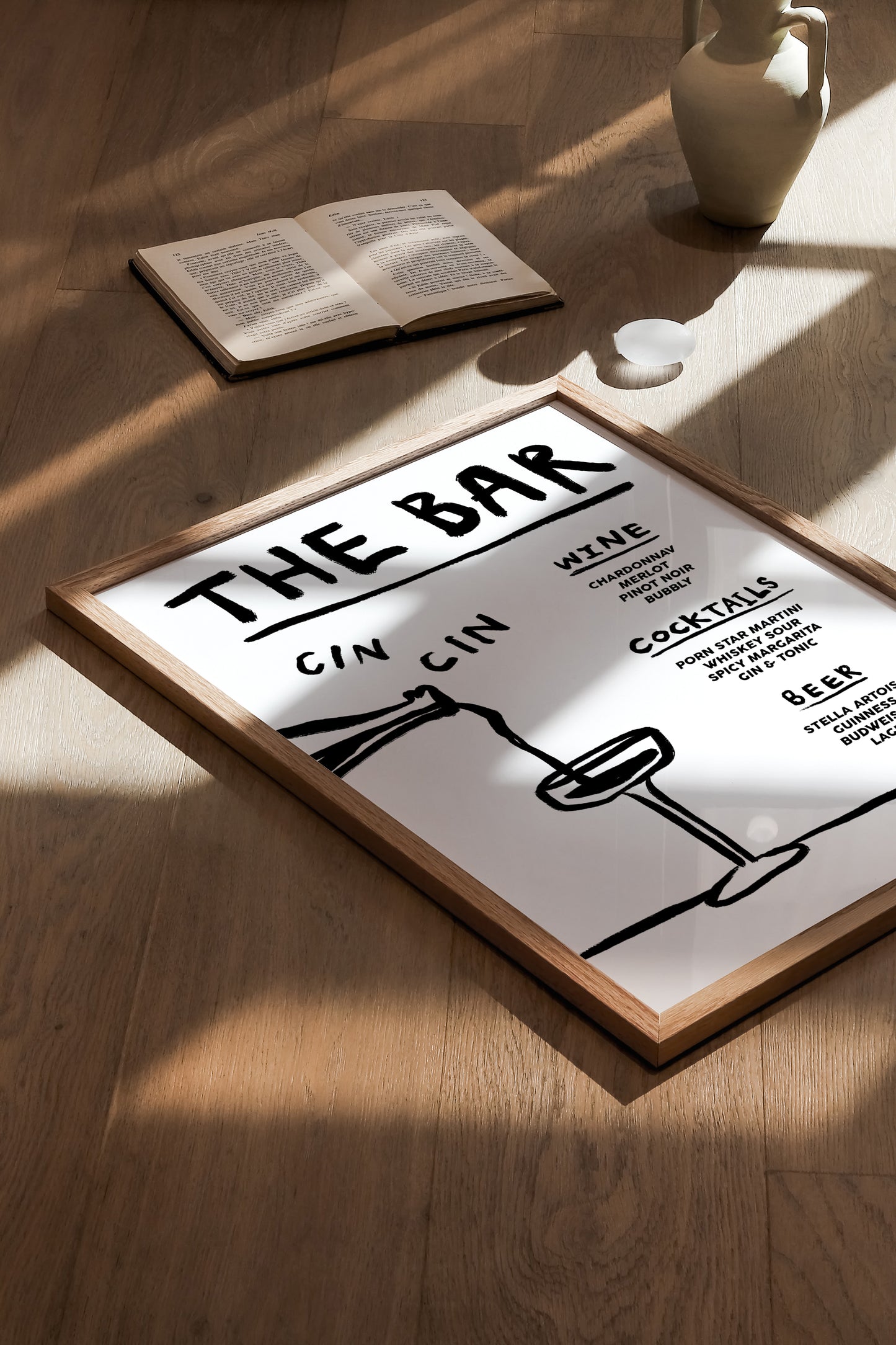 The Bar | Menu Print | UNFRAMED