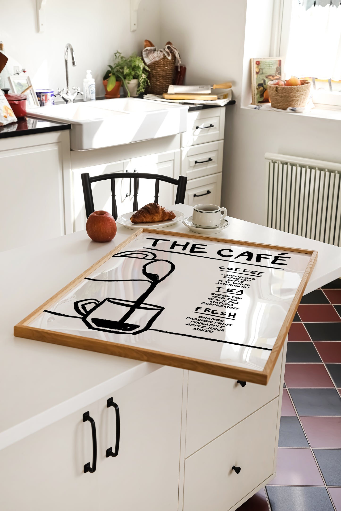 The Cafe | Menu Print | UNFRAMED