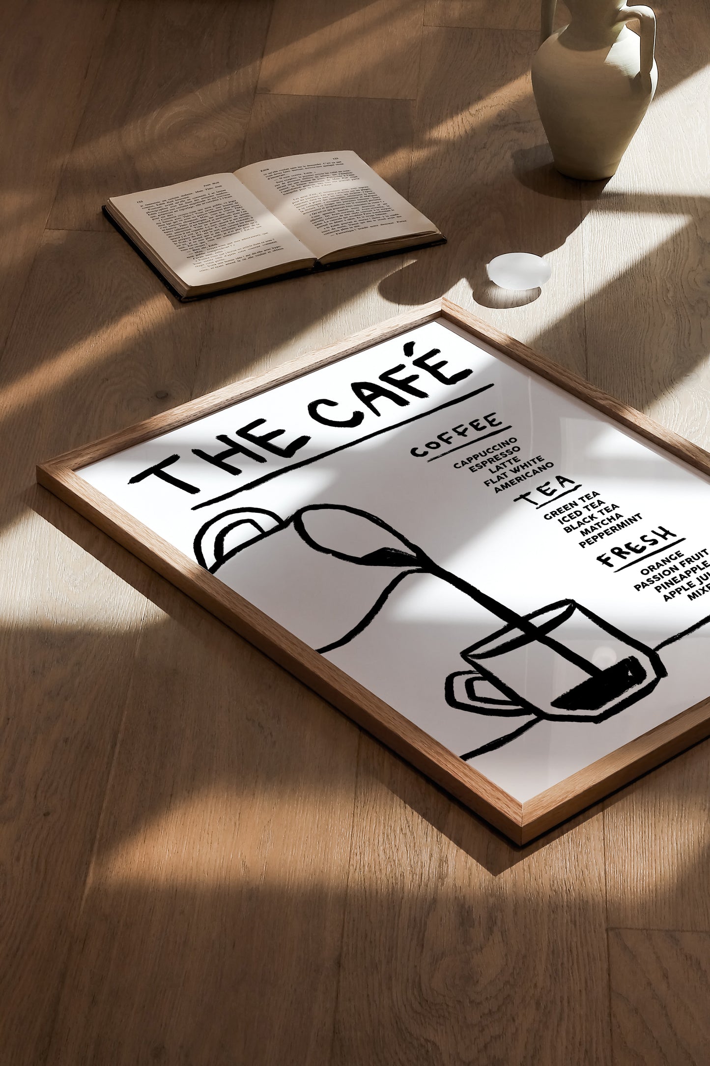 The Cafe | Menu Print | UNFRAMED