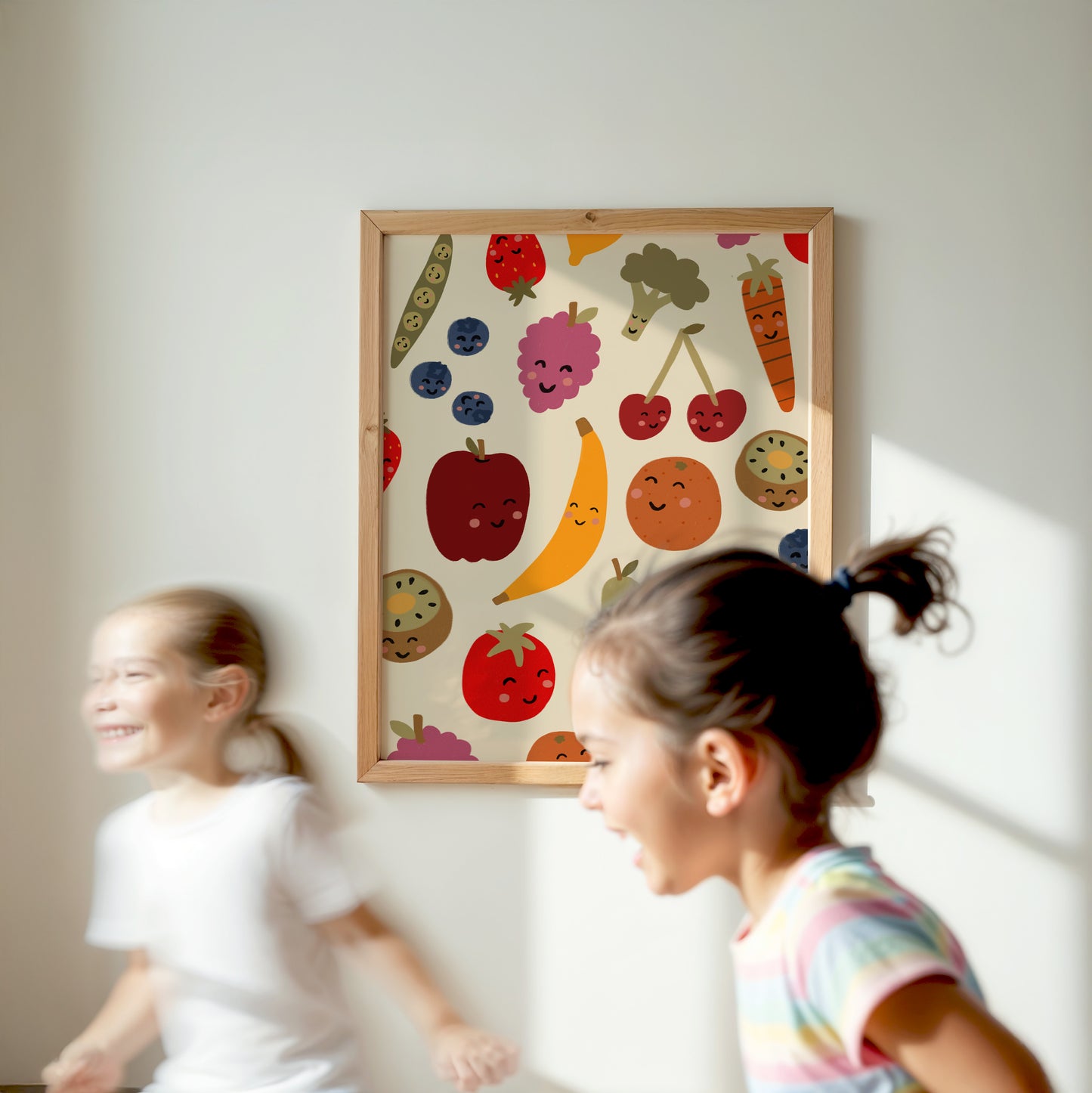 Fruit Friends | Nursery Print | UNFRAMED