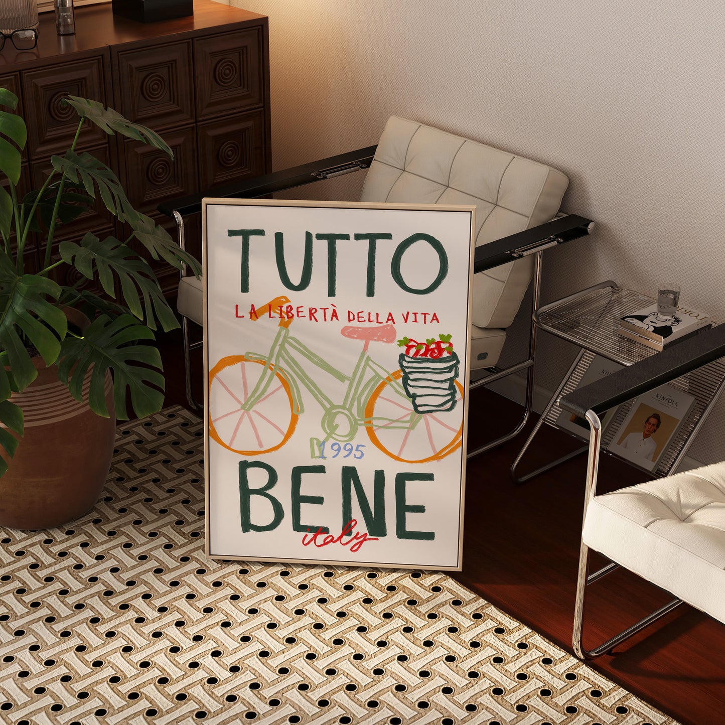 Tutto Bene | All Good Italian Poster | UNFRAMED