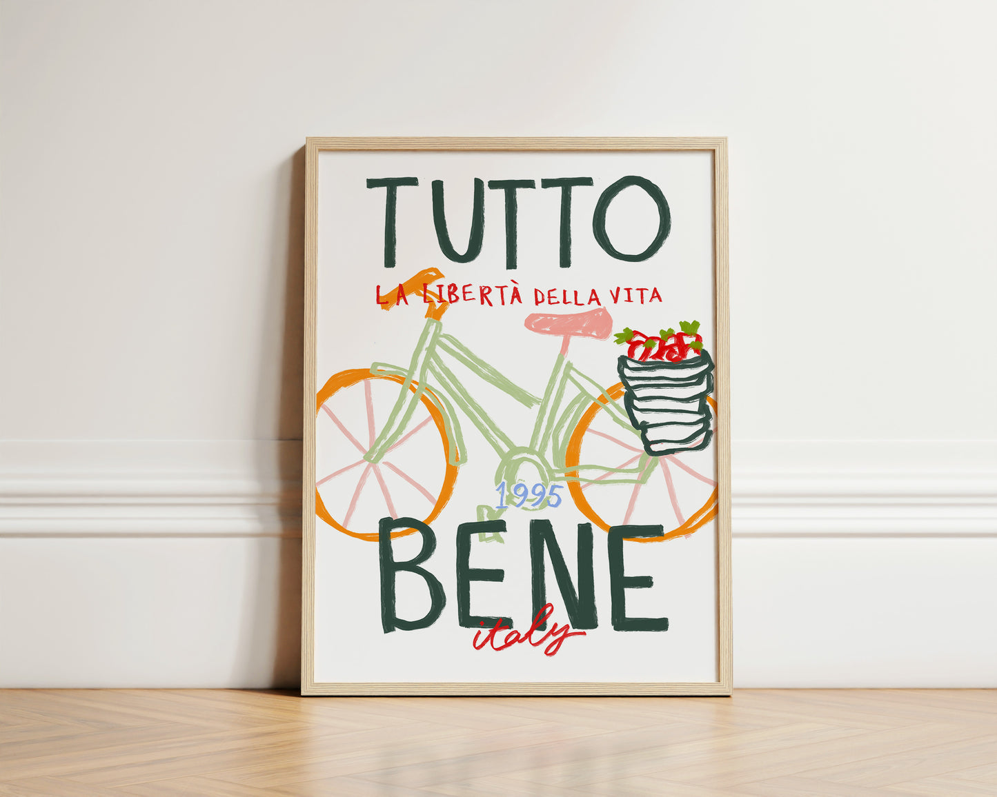 Tutto Bene | All Good Italian Poster | UNFRAMED