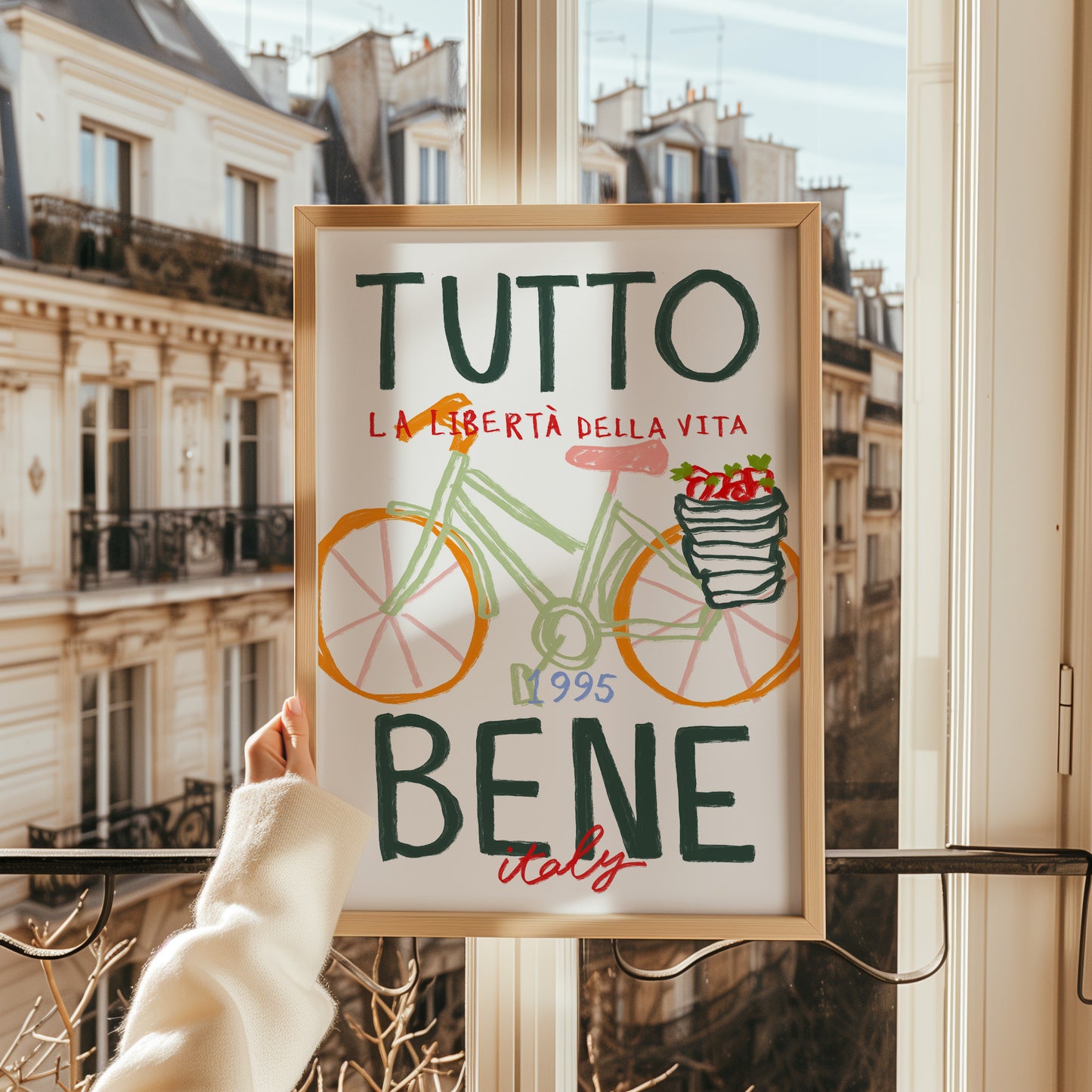 Tutto Bene | All Good Italian Poster | UNFRAMED