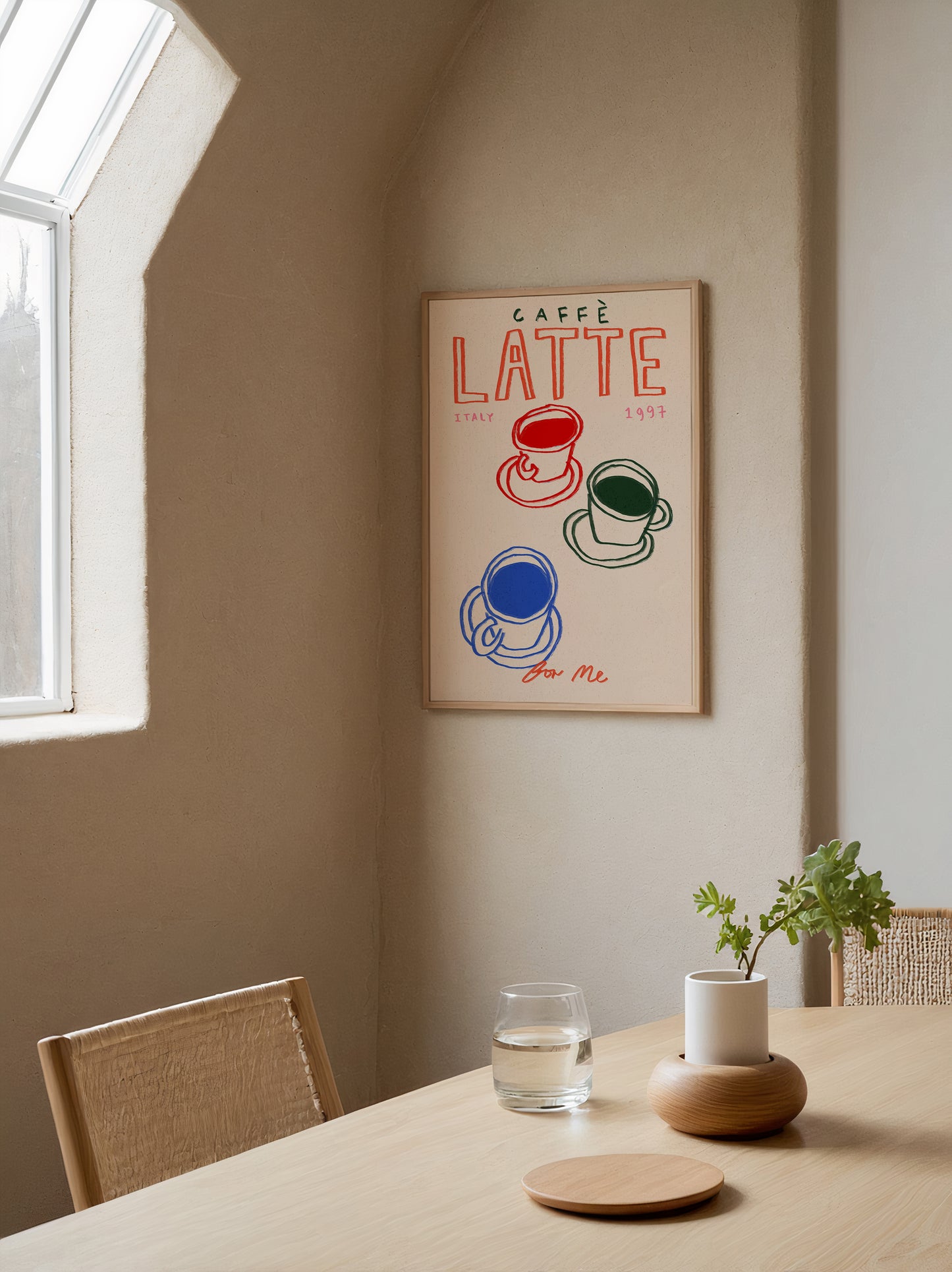 Caffè Latte For Me | Coffee Print | UNFRAMED