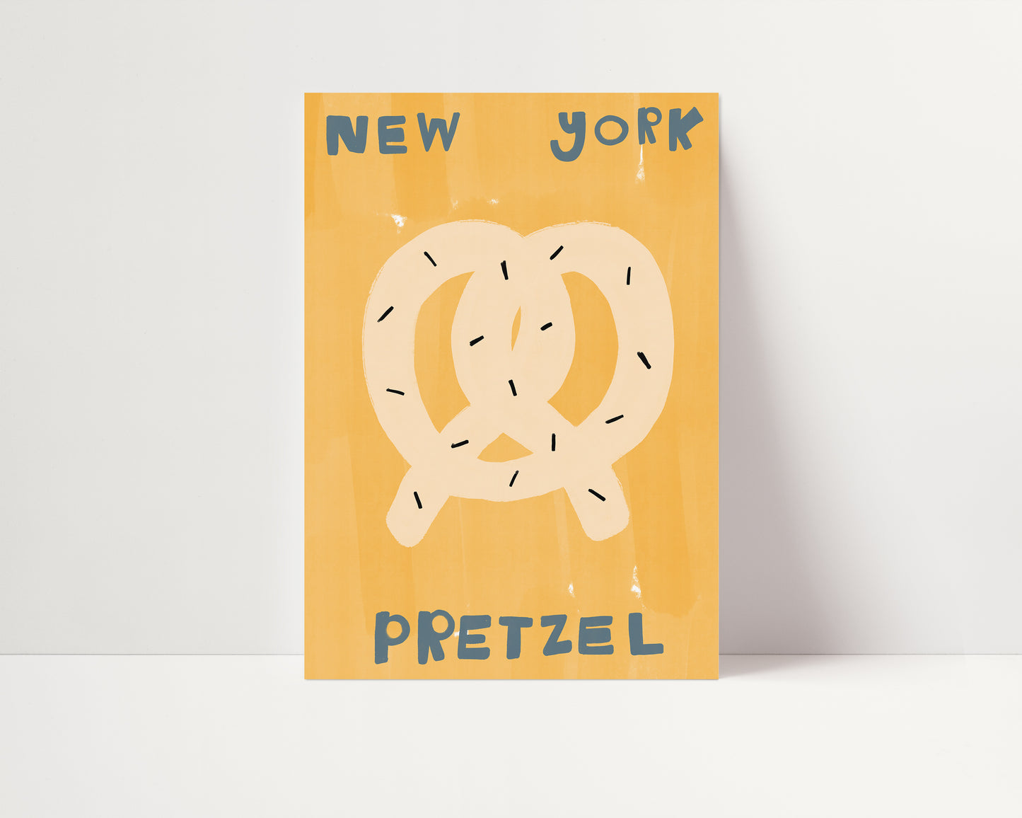 New York Pretzel | Foodie Print | UNFRAMED