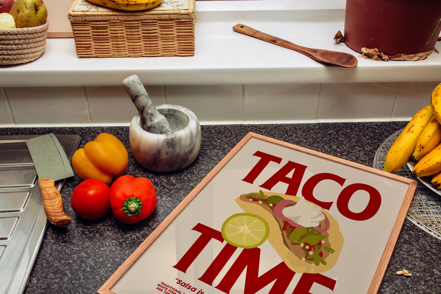 Taco Time | Food Poster | UNFRAMED