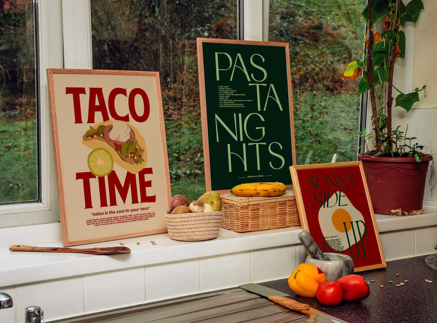 Taco Time | Food Poster | UNFRAMED