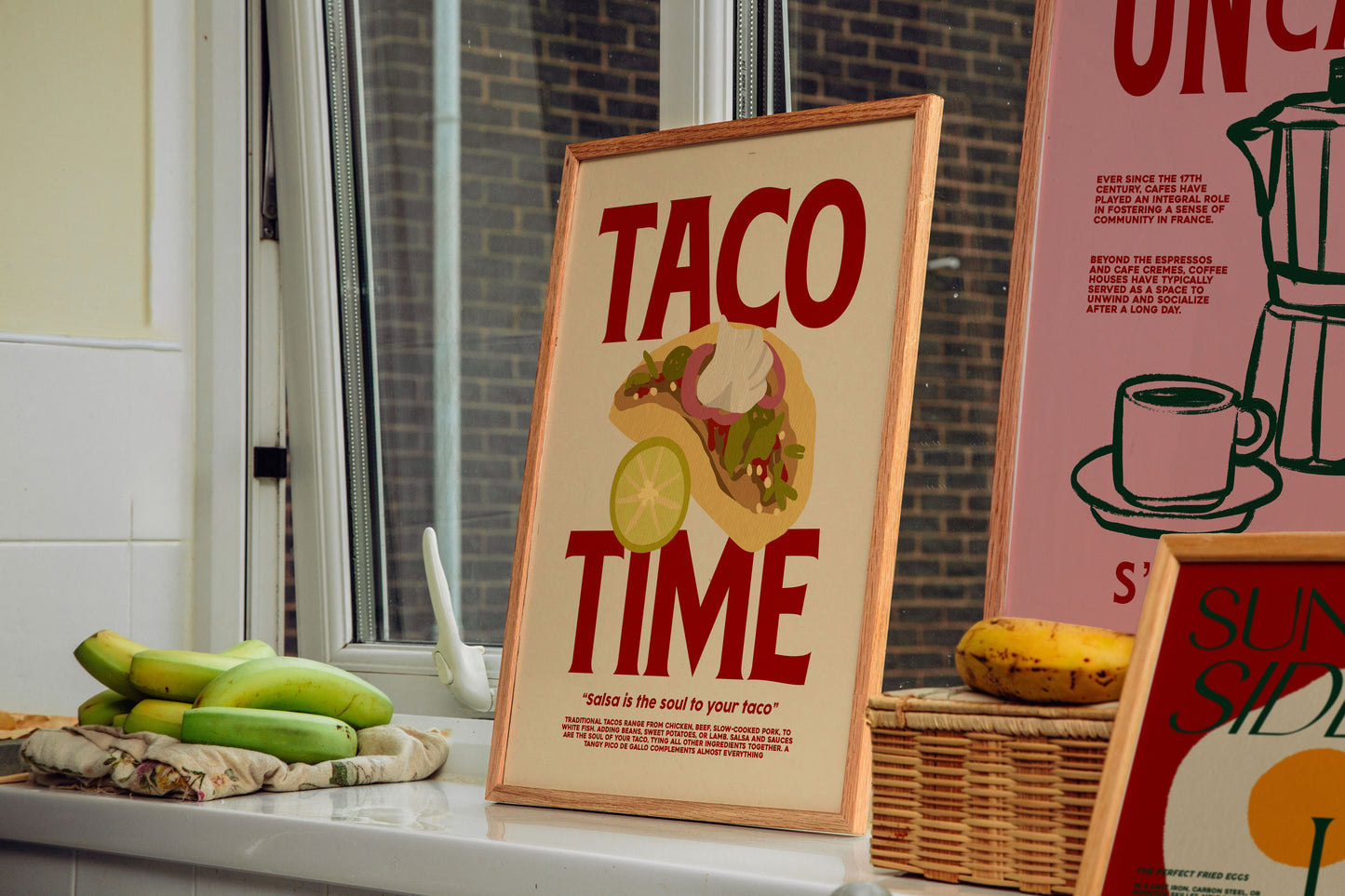 Taco Time | Food Poster | UNFRAMED