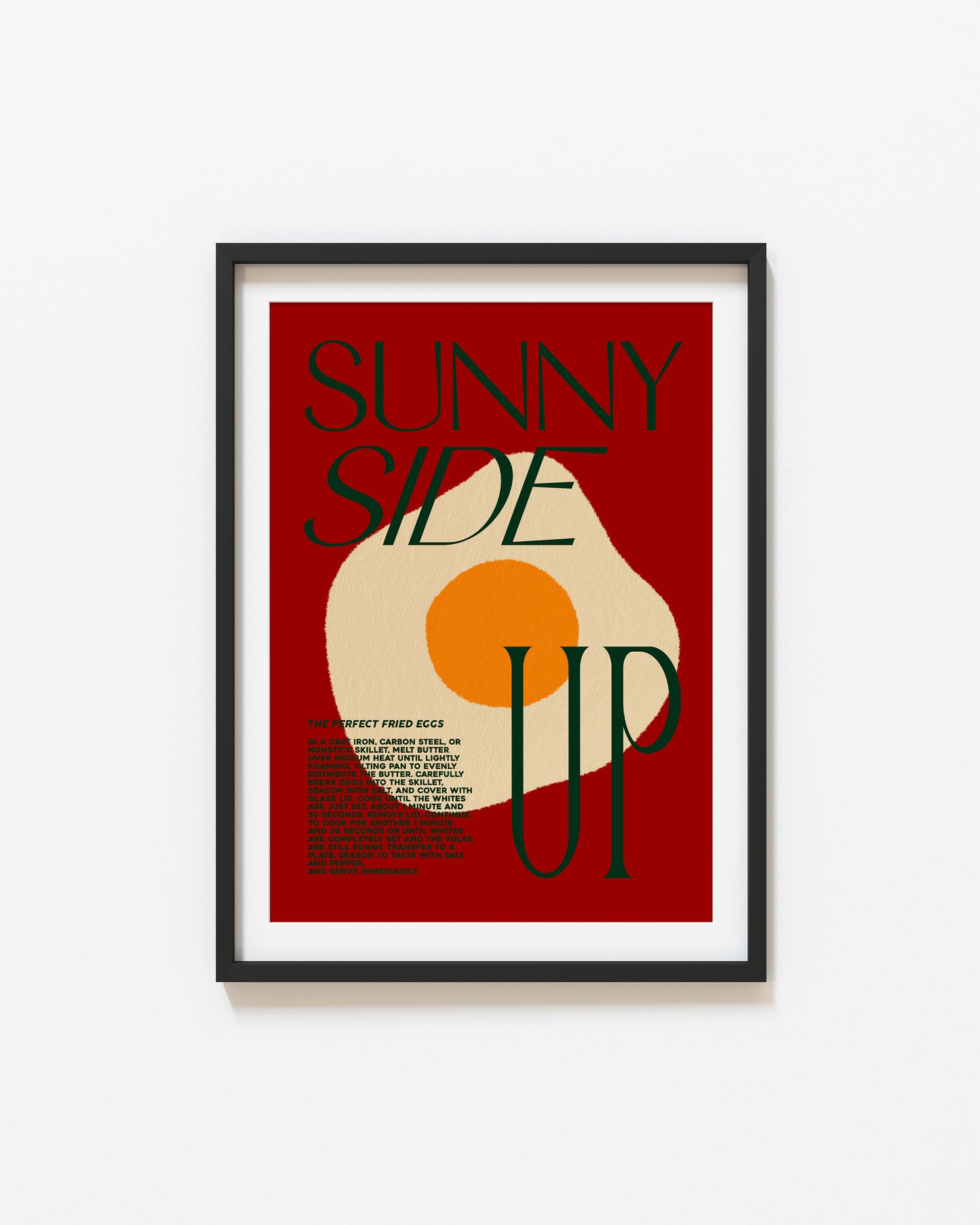 Sunny Side Up | Food Poster | UNFRAMED