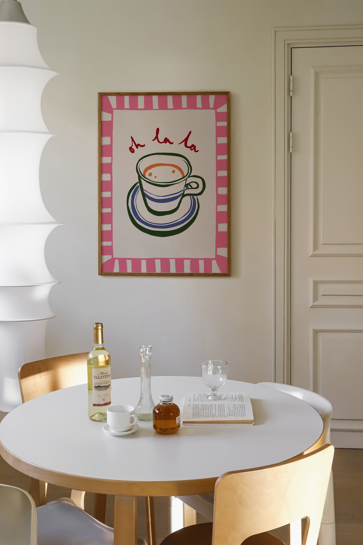 Oh La La | French Cafe Print | UNFRAMED