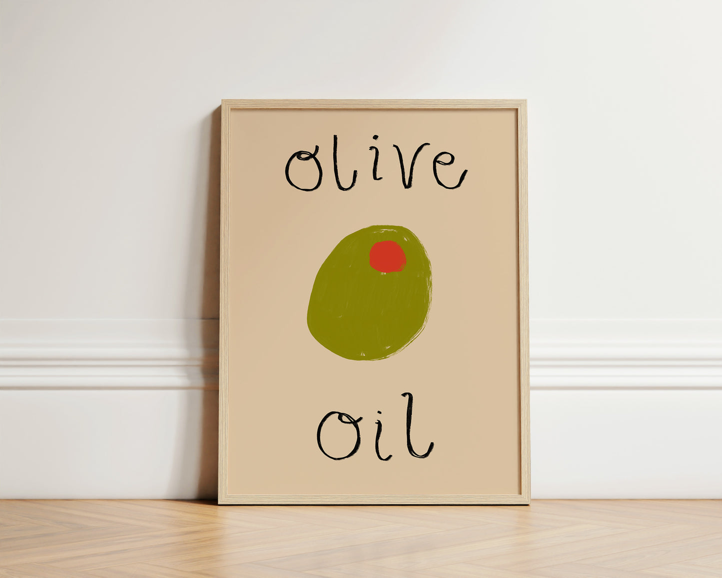 Olive Oil | Kitchen Print | UNFRAMED