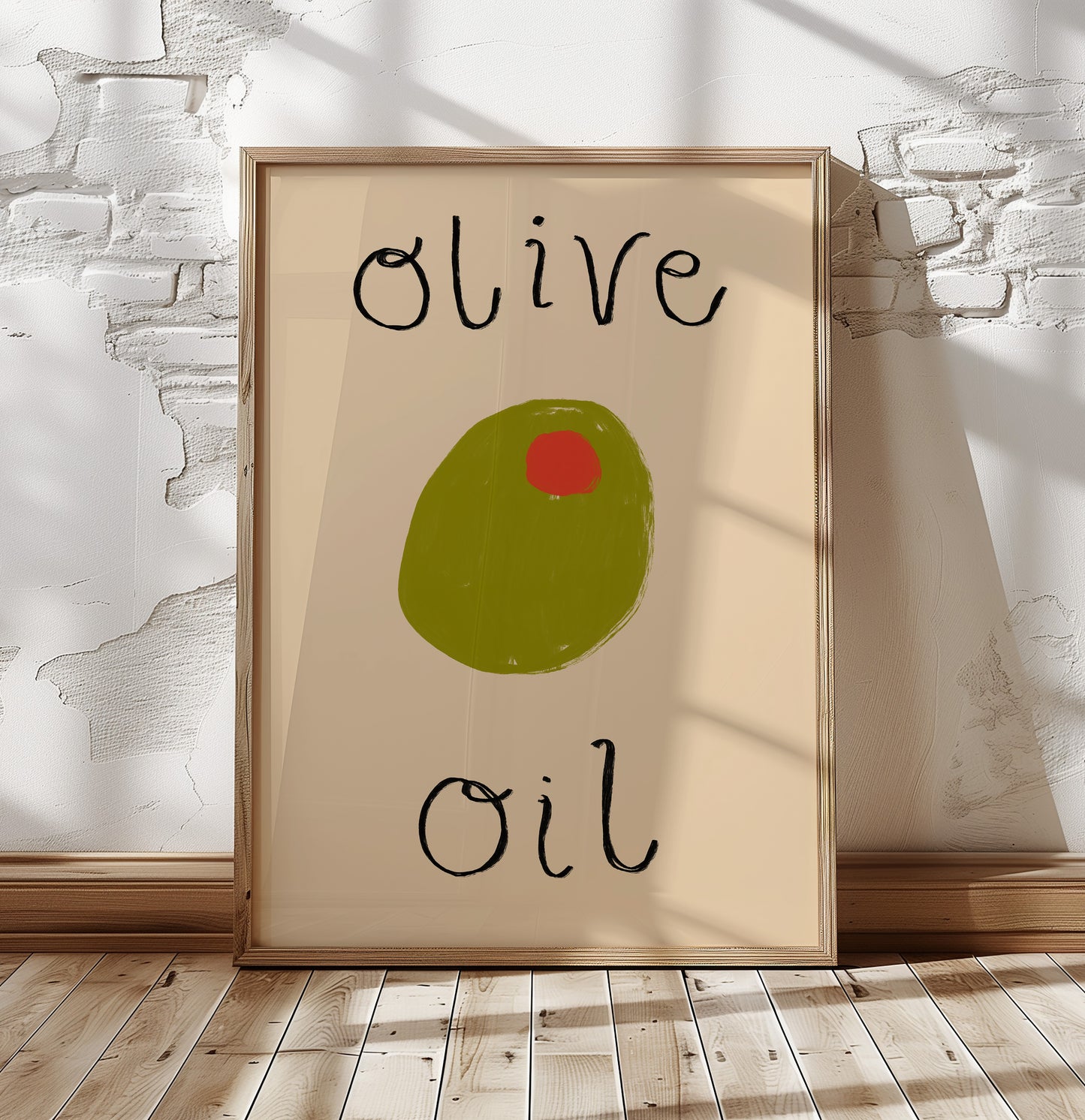 Olive Oil | Kitchen Print | UNFRAMED