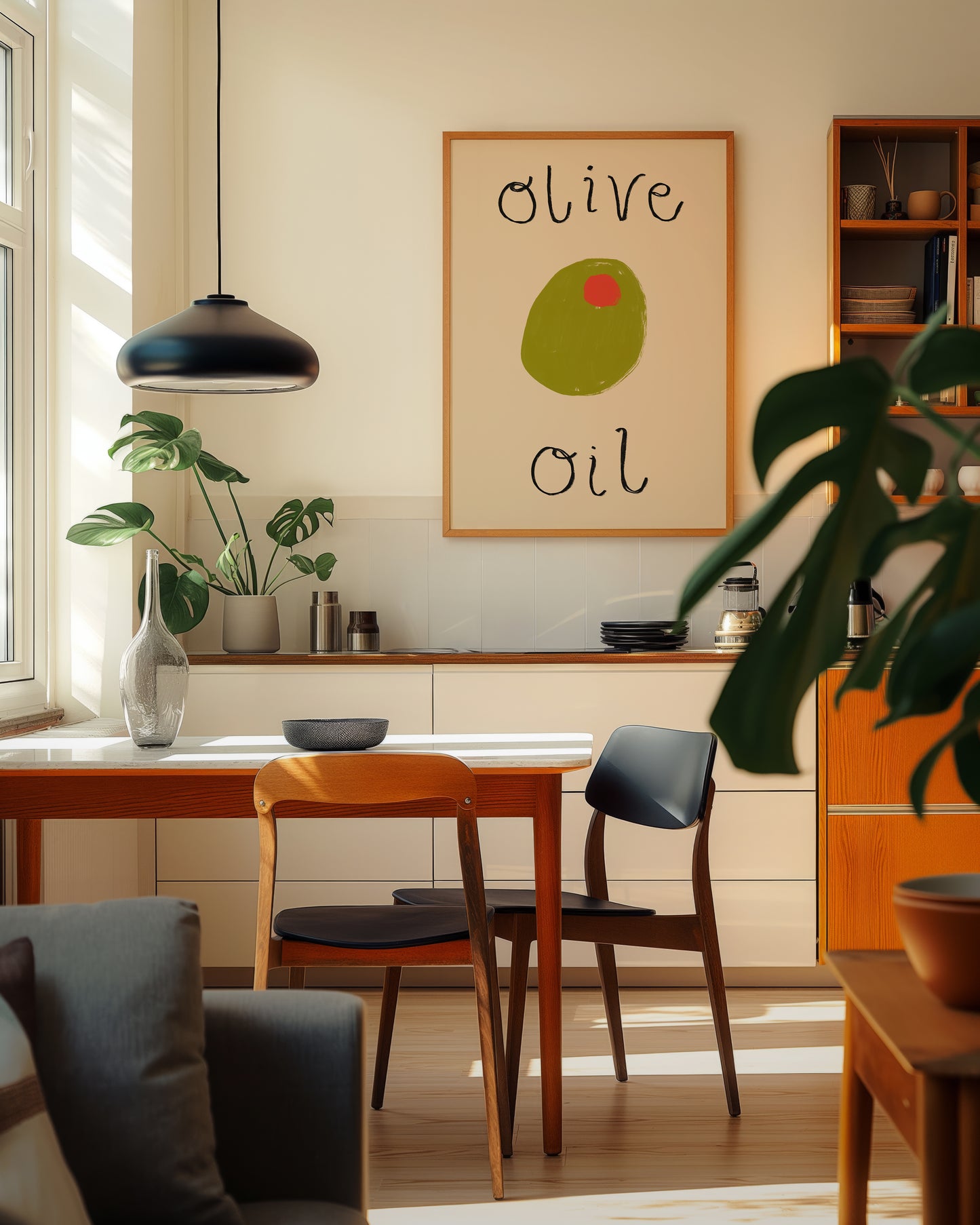 Olive Oil | Kitchen Print | UNFRAMED