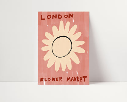 London Flower Market | Floral Print | UNFRAMED
